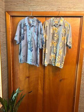 2 Tommy Bahamas Summer Shirts